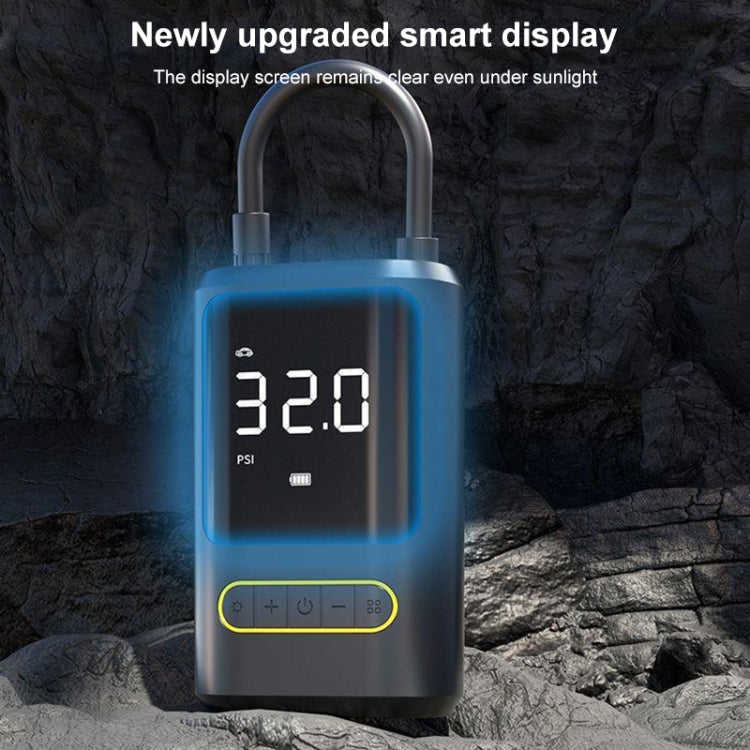 ATJ-8466 Portable Car Tire Air Pump Digital Display Wireless Electric Air Pump, Style: Lithium Battery