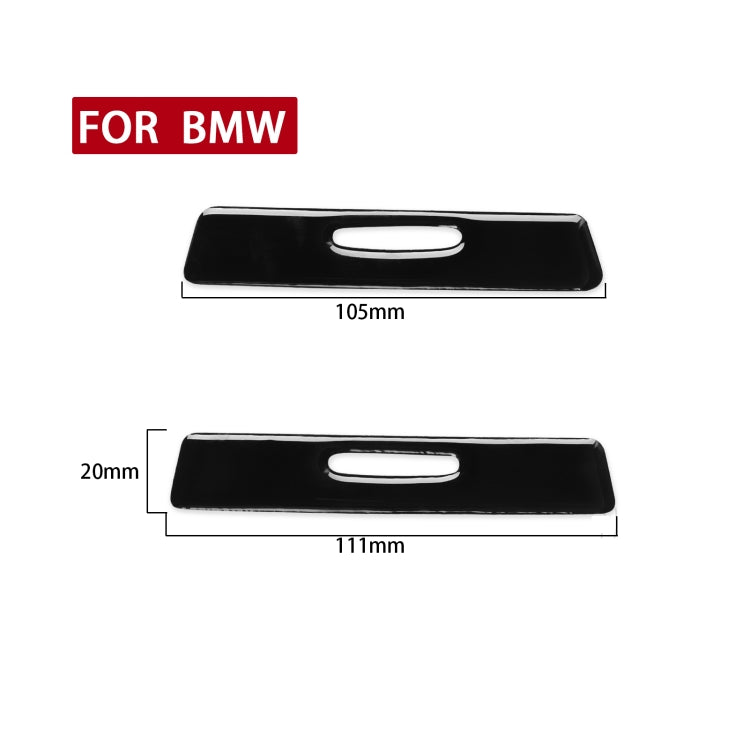 Stylish Carbon Fibre Cup Holder Stickers for BMW 3 Series E90 (2005-2012) - Left & Right Drive Decor Enhancers