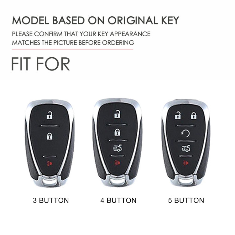 Elegant Cowhide Leather Key Case for Chevrolet 3-Button Remote – Ultimate Key Protection