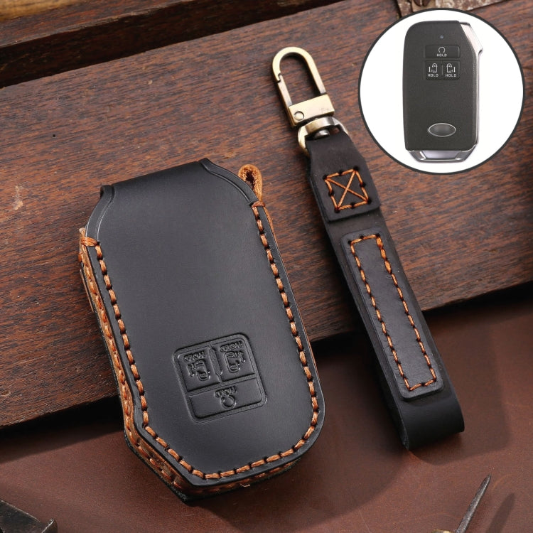 KIA Carnival EX/SX Premium Cowhide Leather Key Protection Case