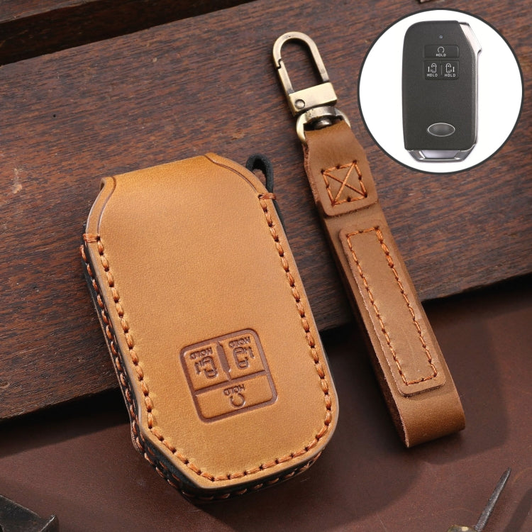 KIA Carnival EX/SX Premium Cowhide Leather Key Protection Case