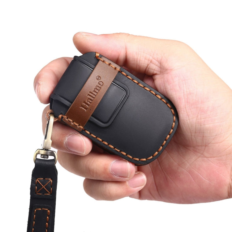 Luxurious Cowhide Leather Key Cover for Kia C133 - 4-Button Protection Case