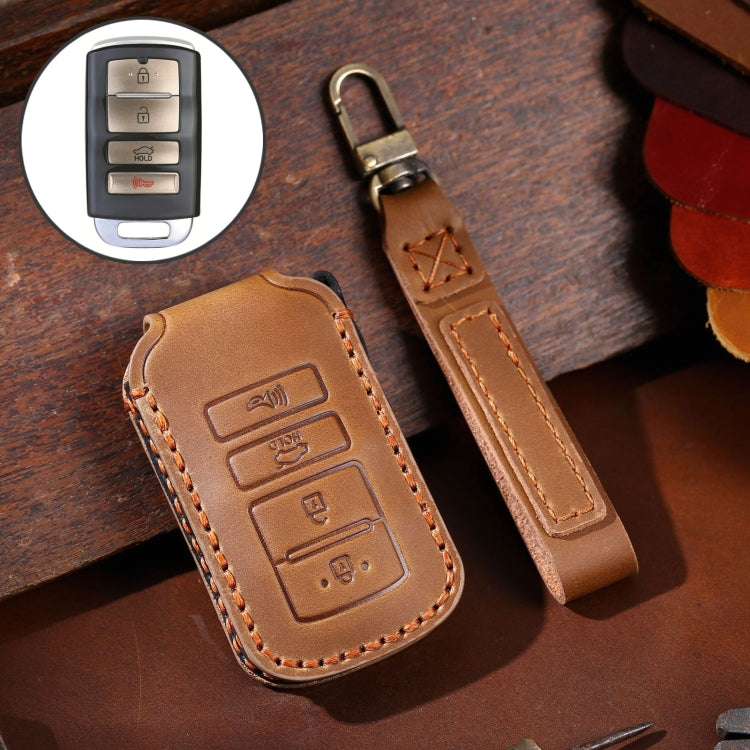Kia K4 Hallmo Premium Cowhide Leather Key Protection Case
