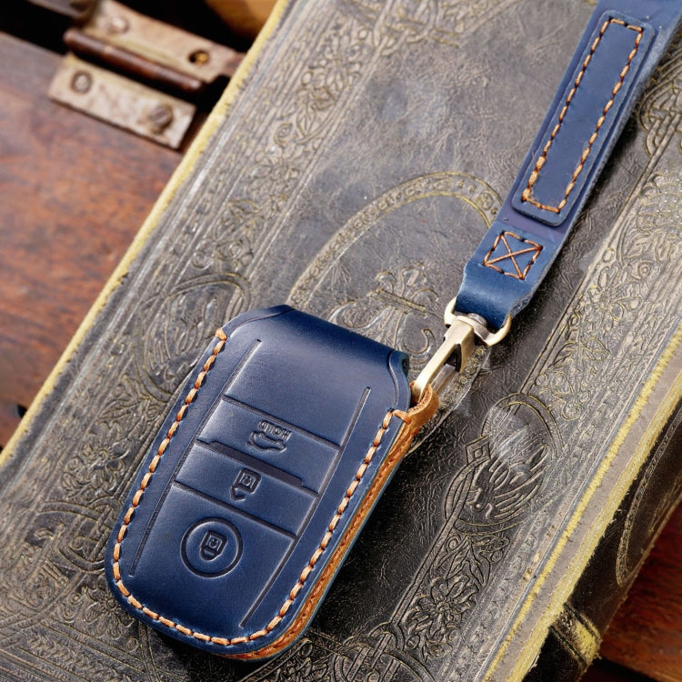Luxury Cowhide Leather Key Case for Kia Sportage R / K5 / K4 / K2 / KX3 - Hallmo A Style Protective Cover
