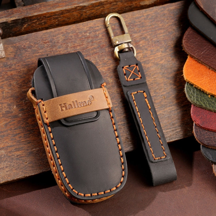 Luxurious Cowhide Leather Key Cover for Nissan Teana/Ariya - 4-Button Protection Case