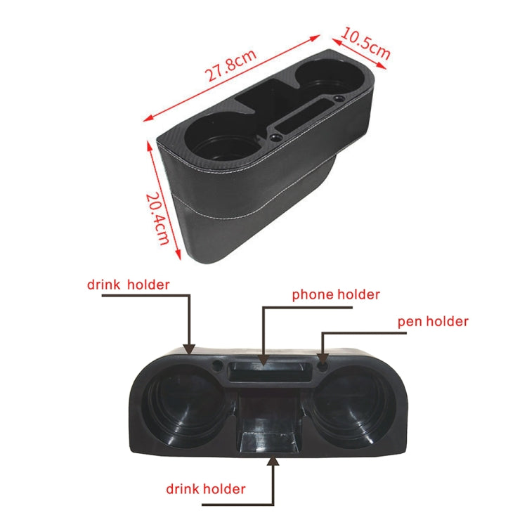 Car Seat Gap Organiser with Cup Holder
