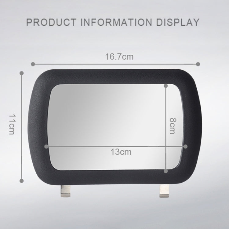 High-Definition Car Sunshade Vanity Mirror with Baby Observation Feature