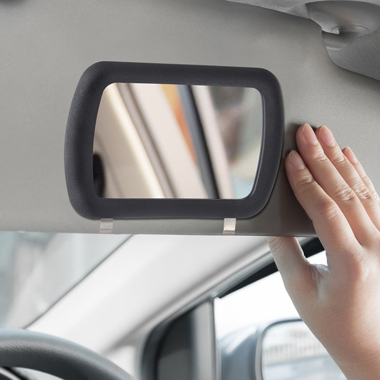 High-Definition Car Sunshade Vanity Mirror with Baby Observation Feature