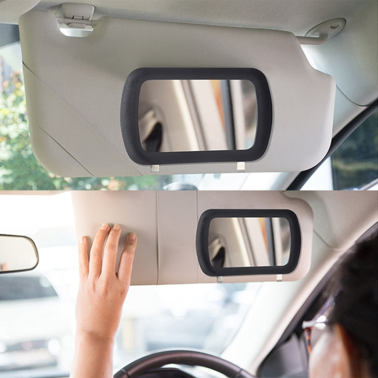 High-Definition Car Sunshade Vanity Mirror with Baby Observation Feature