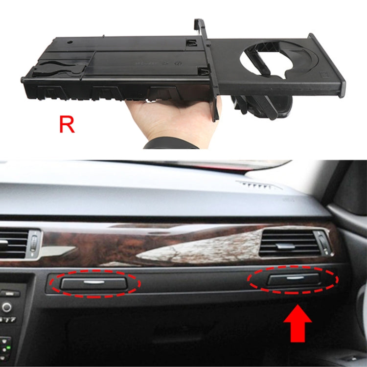 BMW 3 Series E90 Right-Side Cup Holder for Left-Hand Drive Vehicles