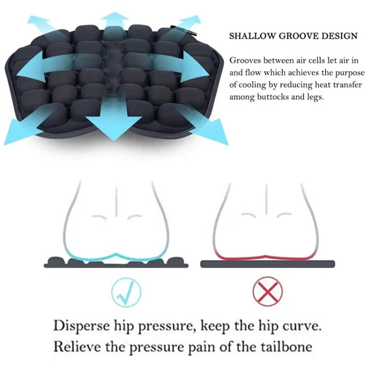 IN-SC003 Car Office Inflatable Airbag Seat Cushion, Style: Manual Inflation