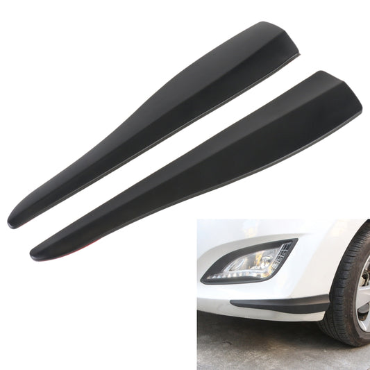 1 Pair Car Solid Color Silicone Bumper Strip, Style: Long