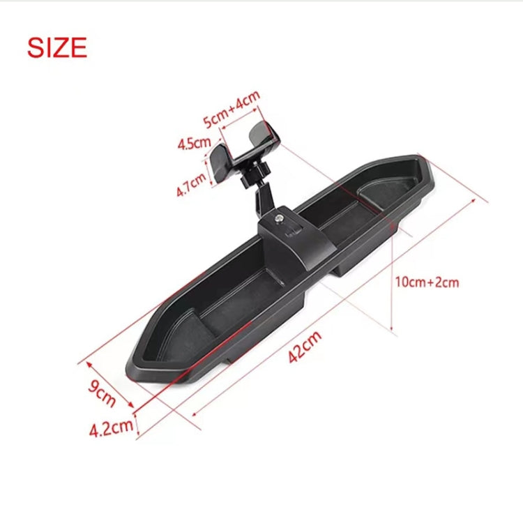 For Jeep Wrangler JL / JT 2018 Car Modified Dashboard Storage Box with Phone Navigation Bracket