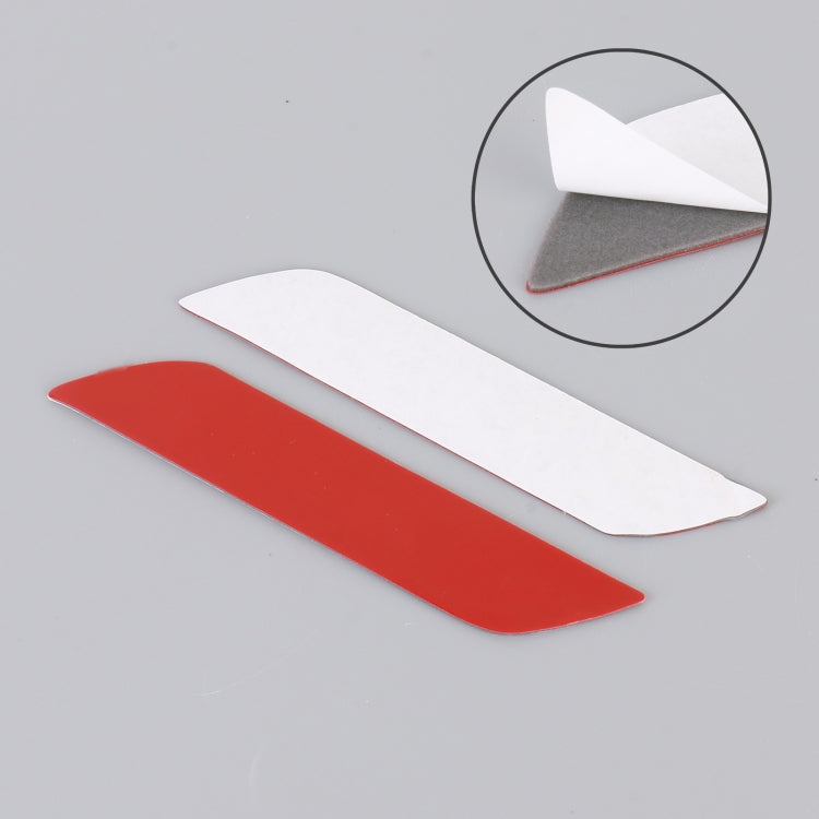 1 Pair Car Racing Development TRD Personalized Aluminum Alloy Decorative Stickers, Size: 11.5 x 2.5 x 0.5cm