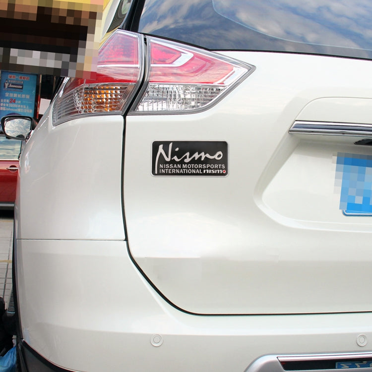 Car Nismo Metal Stickers Personalized Aluminum Alloy Decorative Stickers, Size:9 x 4.5cm