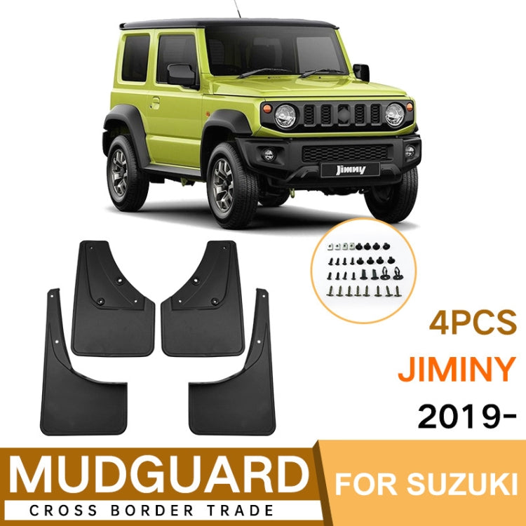 4pcs/Set Car Auto Soft Plastic Splash Flaps Fender Guard