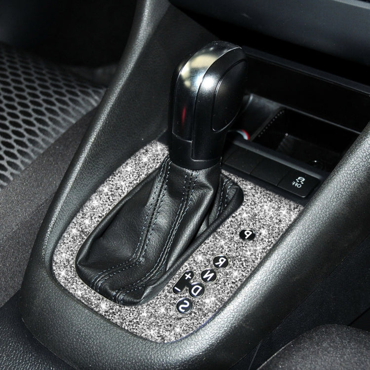 Car Gear Adjustment A Diamond Decoration Cover Sticker for Volkswagen Golf 6 2008-2012, Right-hand Drive