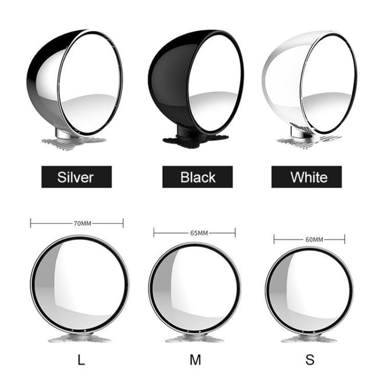 3R-045 Auxiliary Rear View Mirror Car Adjustable Blind Spot Mirror Wide Angle Auxiliary  Side Mirror, Diameter: 70mm