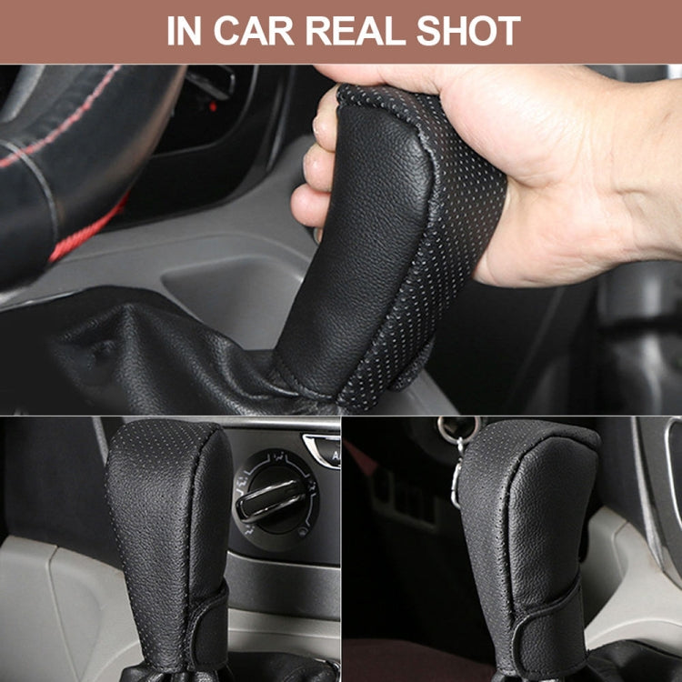 Universal Car PU Leather Gear Shift Knob Protective Cover