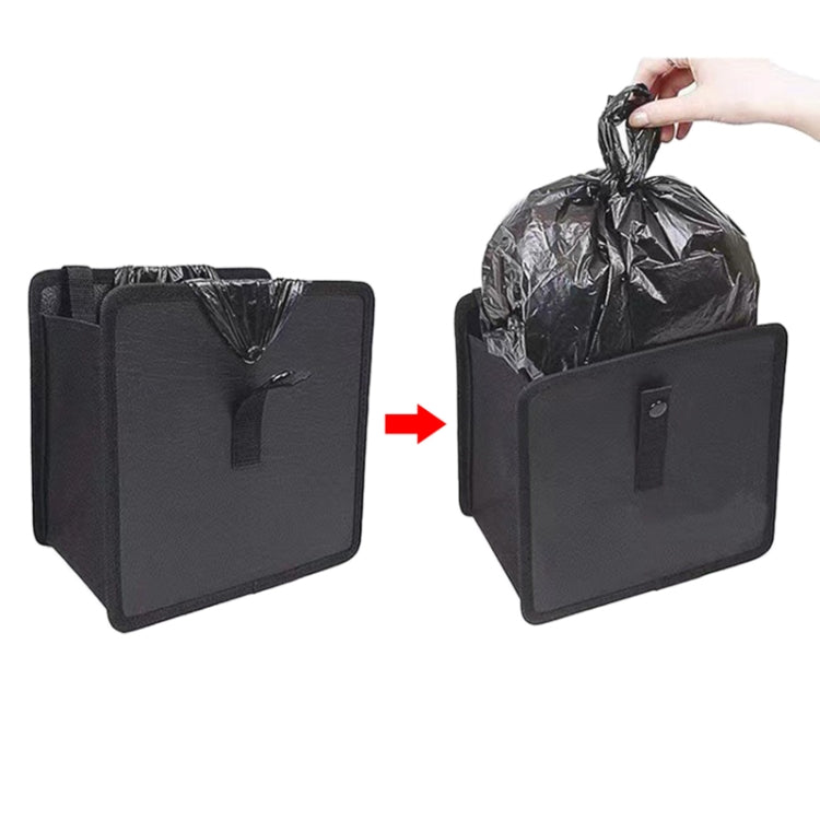 Car Garbage Storage Box Hanging Rear Seat Storage Bag, Size: 22 x 23 x 14.5cm
