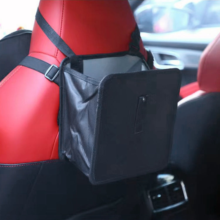 Car Garbage Storage Box Hanging Rear Seat Storage Bag, Size: 22 x 23 x 14.5cm