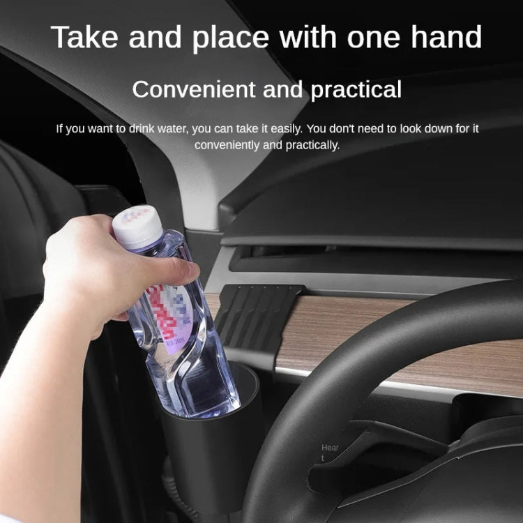 Car Cup Holder for Tesla Model Y/3 - Dashboard Drink Storage Solution