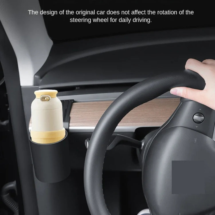 Car Cup Holder for Tesla Model Y/3 - Dashboard Drink Storage Solution