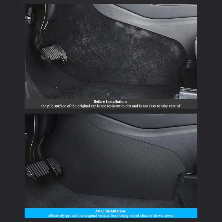 For Tesla Model Y 2pcs / Set Car Center Control Side Anti-Kick Pad