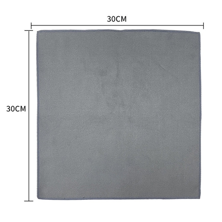 For Tesla General Car Microfiber Towel Cleaning Rag, Style: No LOGO, Size: 30 x 30cm