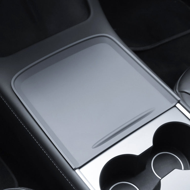 For Tesla Model 3 / Y Car Center Console Silicone Anti-slip Protective Mat