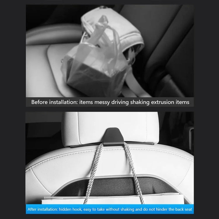 For Tesla Model Y / 3 Car Seat Back Hook, Seat Back Hook