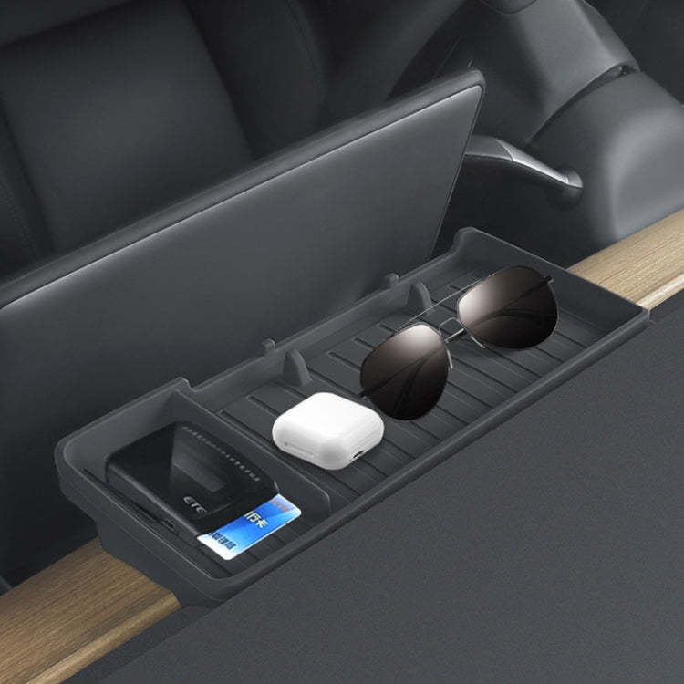 For Tesla Model Y / 3 Car Central Control Screen Hidden ETC Silicone Storage Box