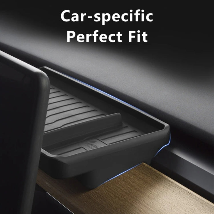For Tesla Model Y / 3 Car Central Control Screen Hidden ETC Silicone Storage Box