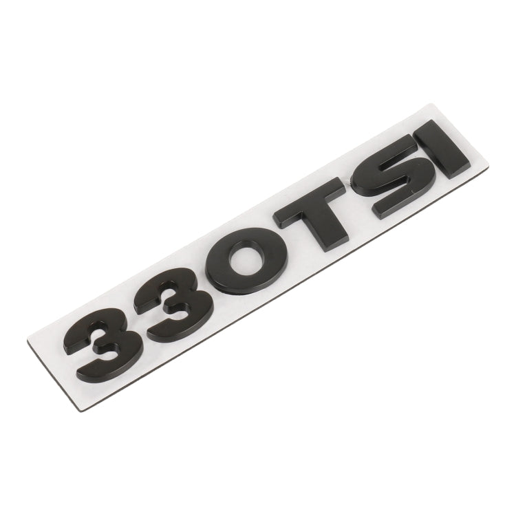 Car 330TSI Pattern 3D Metal Personalized Decorative Stickers, Size: 11.5x2.5x0.5cm
