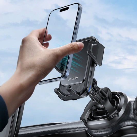 Yesido C312 Auto Alignment 15W Wireless Charging Air Outlet Car Holder
