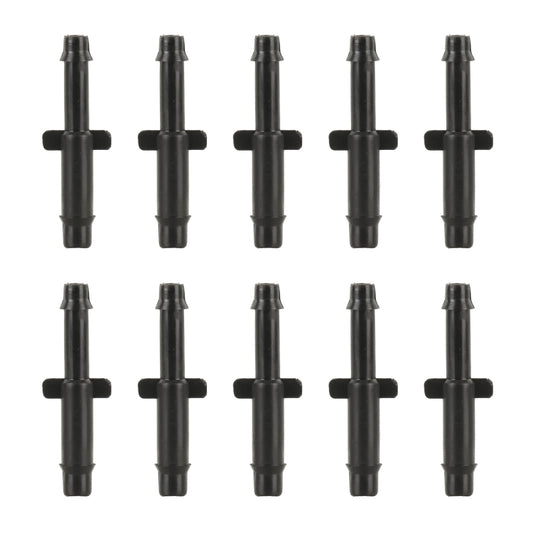 10pcs/Bag Car Straight Type Wiper Spray Nozzle Water Pipe Connection Tube