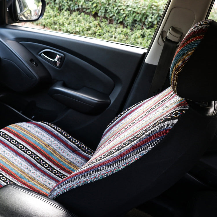 TIROL T25941 Ethnic Chic Double Front Car Seat Covers