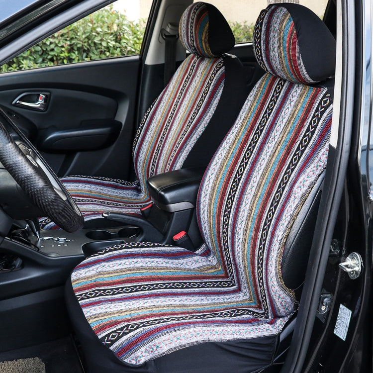 TIROL T25941 Ethnic Chic Double Front Car Seat Covers