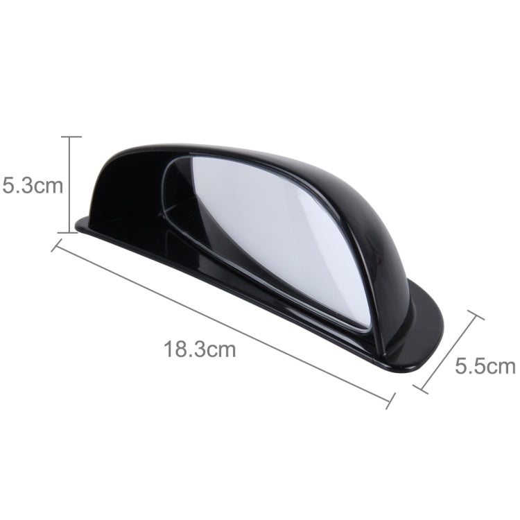 3R-090 Car Blind Spot Rear View Wide Angle Mirror, Left