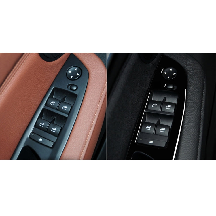 BMW X5 E70 & X6 E71 Left Drive Window Lift Panel with Stylish Start Button Decal (2008-2014)