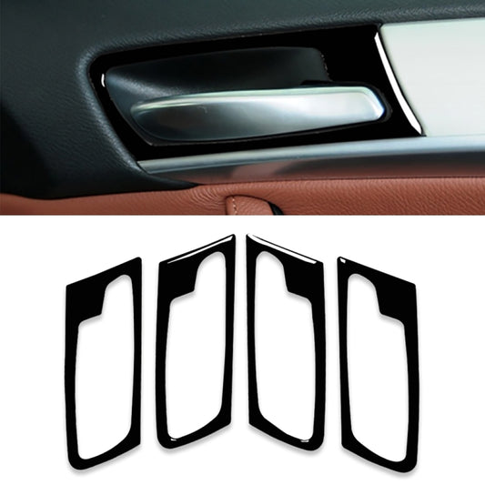 BMW X5 E70 2008-2014 Door Handle Trim Stickers - 4-Piece Decorative Set for Left and Right Drive