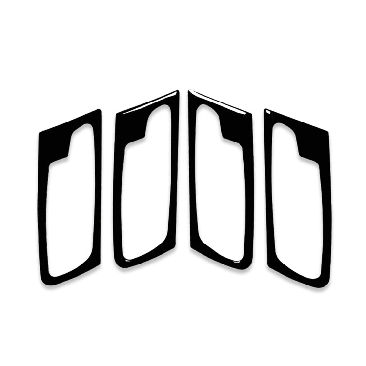 BMW X5 E70 2008-2014 Door Handle Trim Stickers - 4-Piece Decorative Set for Left and Right Drive