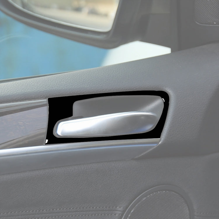 BMW X5 E70 2008-2014 Door Handle Trim Stickers - 4-Piece Decorative Set for Left and Right Drive