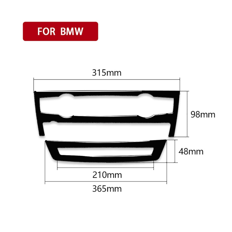 BMW E70 X5 & E71 X6 Air Conditioning Decorative Sticker Kit (2008-2014) - Universal Left & Right Drive