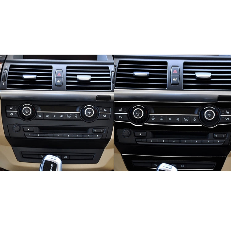 BMW E70 X5 & E71 X6 Air Conditioning Decorative Sticker Kit (2008-2014) - Universal Left & Right Drive