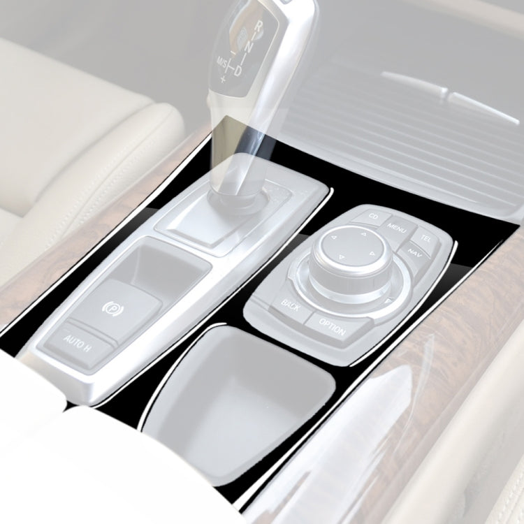 BMW X5 E70 & X6 E71 Left Drive Gear Panel Decorative Sticker – Stylish Interior Enhancement (2008-2014)