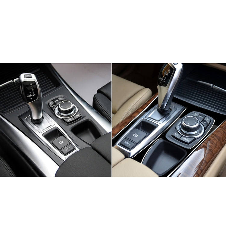 BMW X5 E70 & X6 E71 Left Drive Gear Panel Decorative Sticker – Stylish Interior Enhancement (2008-2014)