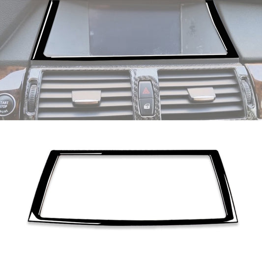 BMW X5 E70 & X6 E71 Navigation Frame Decorative Sticker - Stylish Interior Upgrade for Left & Right Drive