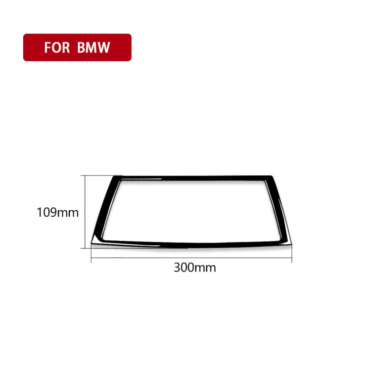 BMW X5 E70 & X6 E71 Navigation Frame Decorative Sticker - Stylish Interior Upgrade for Left & Right Drive