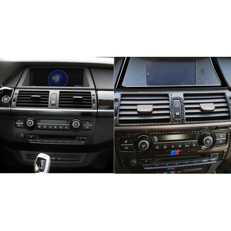 BMW X5 E70 & X6 E71 Navigation Frame Decorative Sticker - Stylish Interior Upgrade for Left & Right Drive